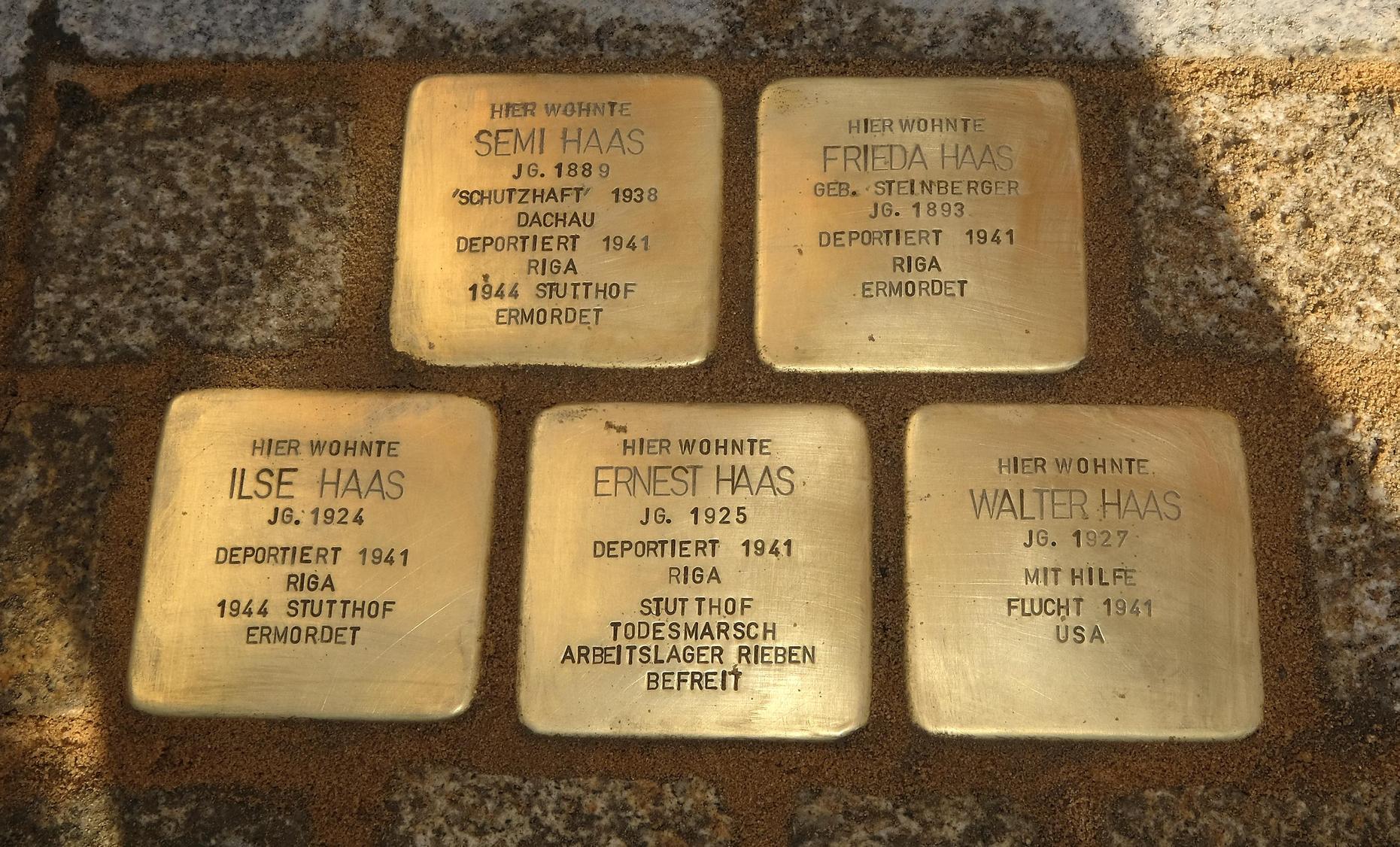 Obere Marktstraße 39: Dort wohnte die Familie Haas. Semi, Frieda und Ilse wurden ermordet. Ernst befreiten 1945 GIs aus einem Lager.