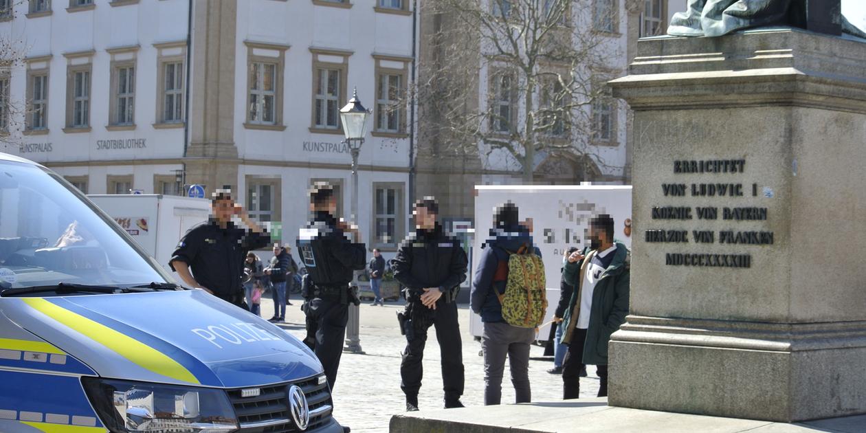 Frühling und Corona: Polizei zeigt verstärkt Präsenz in Erlangen