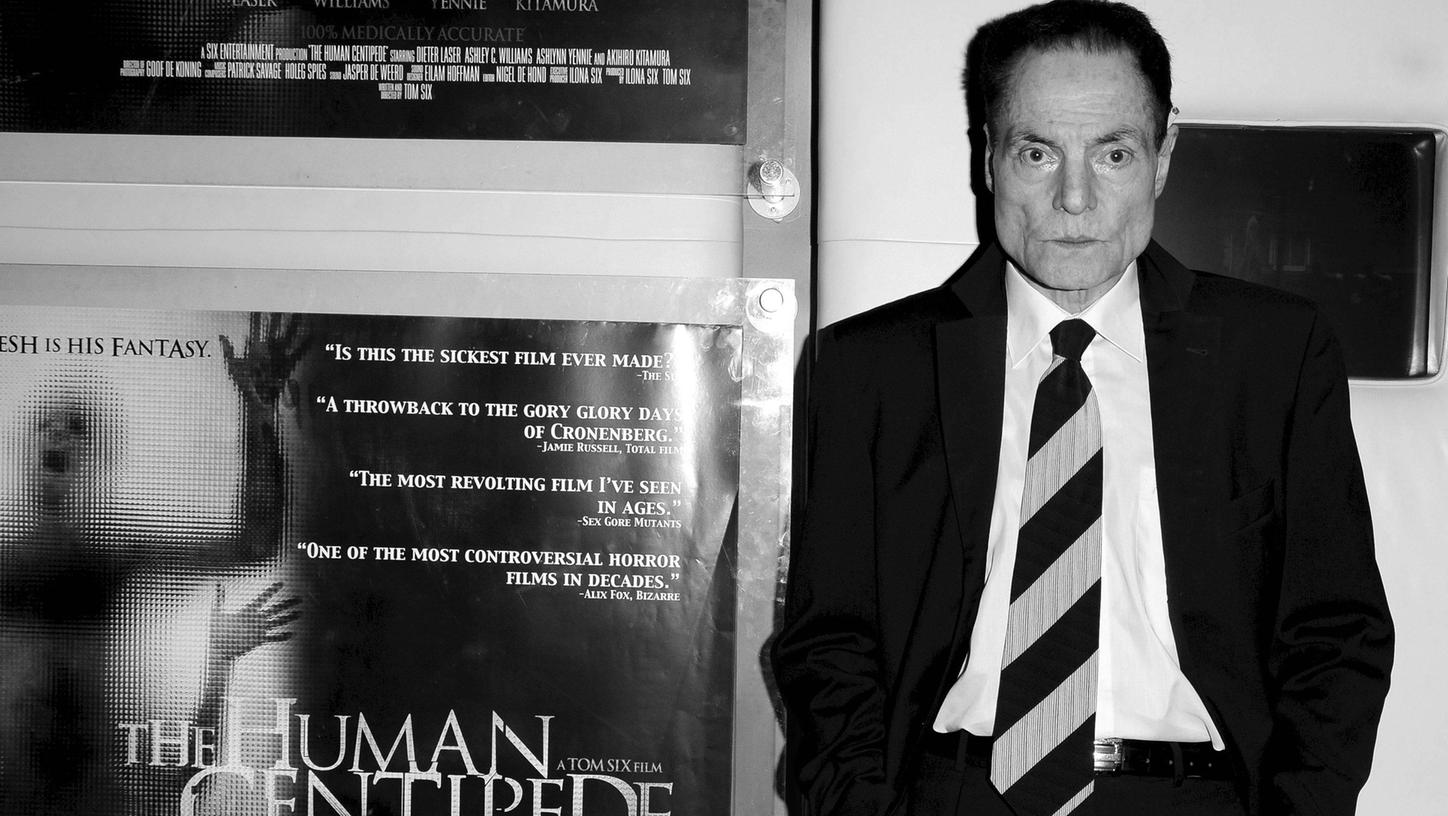 Dieter Laser auf der Premiere von "The Human Centipede" im August 2010 in London.