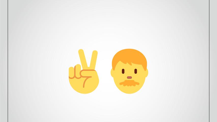 Dieses Mal liegt der Schlüssel zur Lösung vor allem in der Bedeutung der Geste, die das erste Emoji darstellt.
