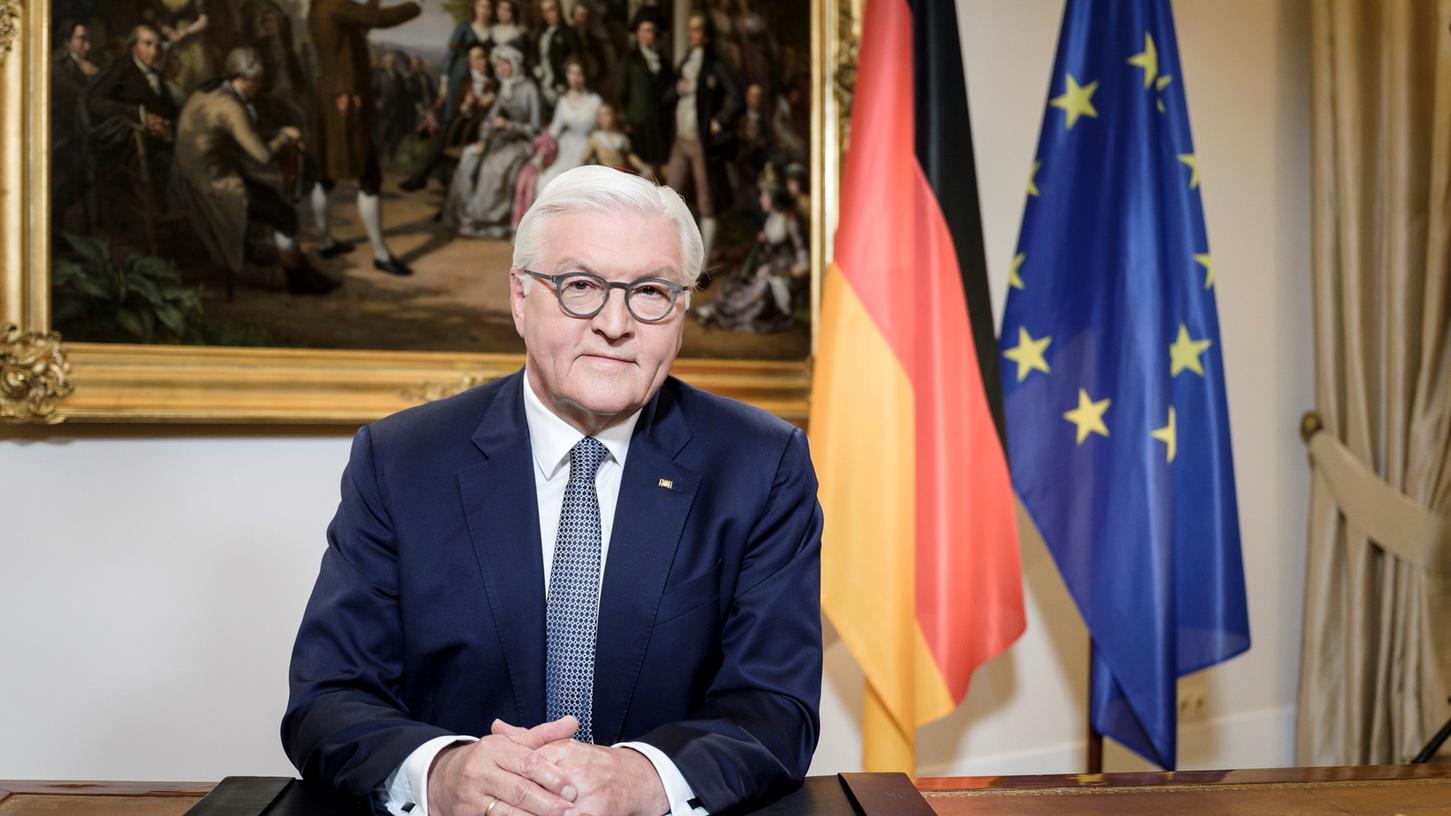 Eine historische Rede: Bundespräsident Frank-Walter Steinmeier am Samstag vor Ostern.