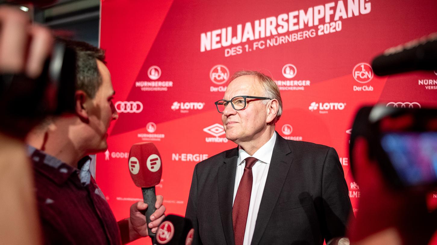 "Davon ist nichts zu halten": Dr. Thomas Grethlein, der Aufsichtsratsvorsitzende des 1. FC Nürnberg, zur Studie der HHL. "Davon ist nichts zu halten": Dr. Thomas Grethlein, der Aufsichtsratsvorsitzende des 1. FC Nürnberg, zur Studie der HHL.