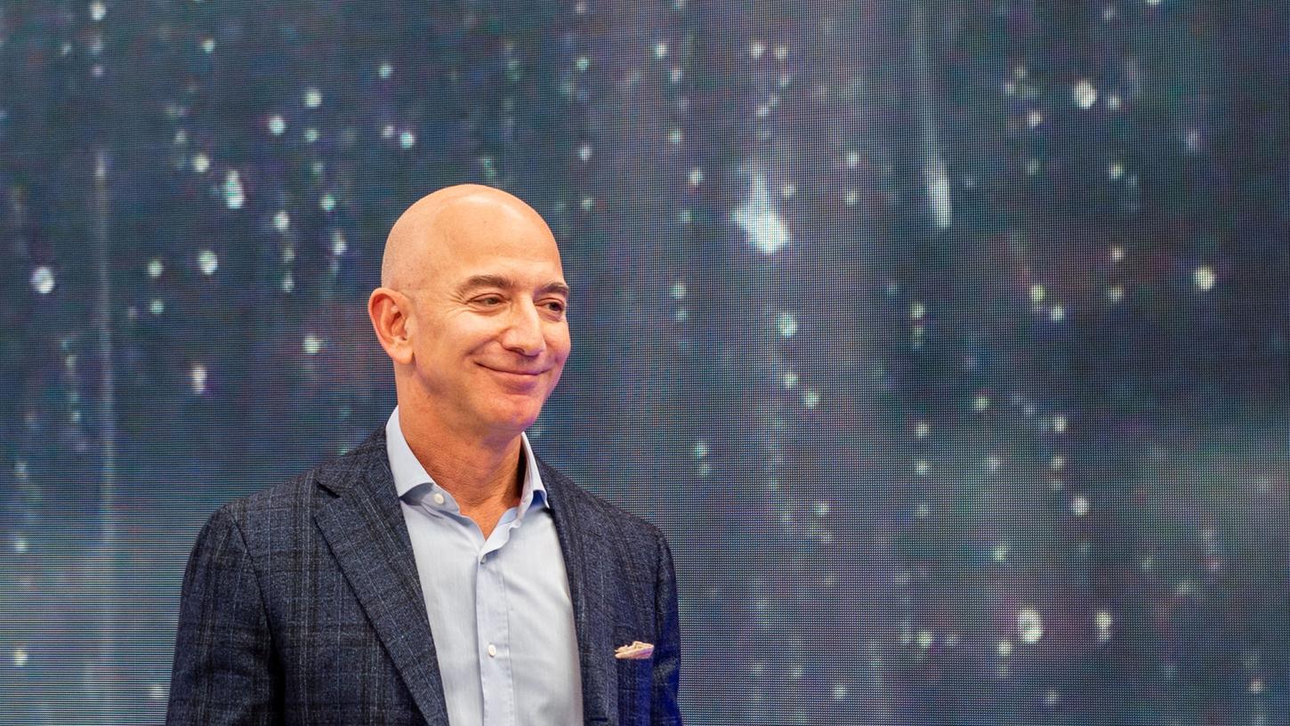 Hat gut Lachen in der Krise: Amazon-Chef Jeff Bezos.