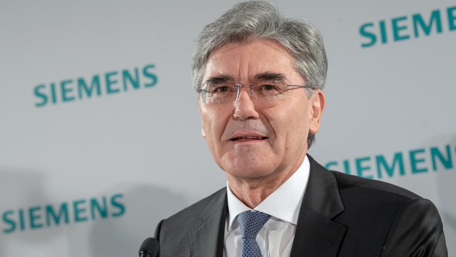Der Siemens-Chef will mit gutem Beispiel vorangehen. Der Siemens-Chef will mit gutem Beispiel vorangehen.