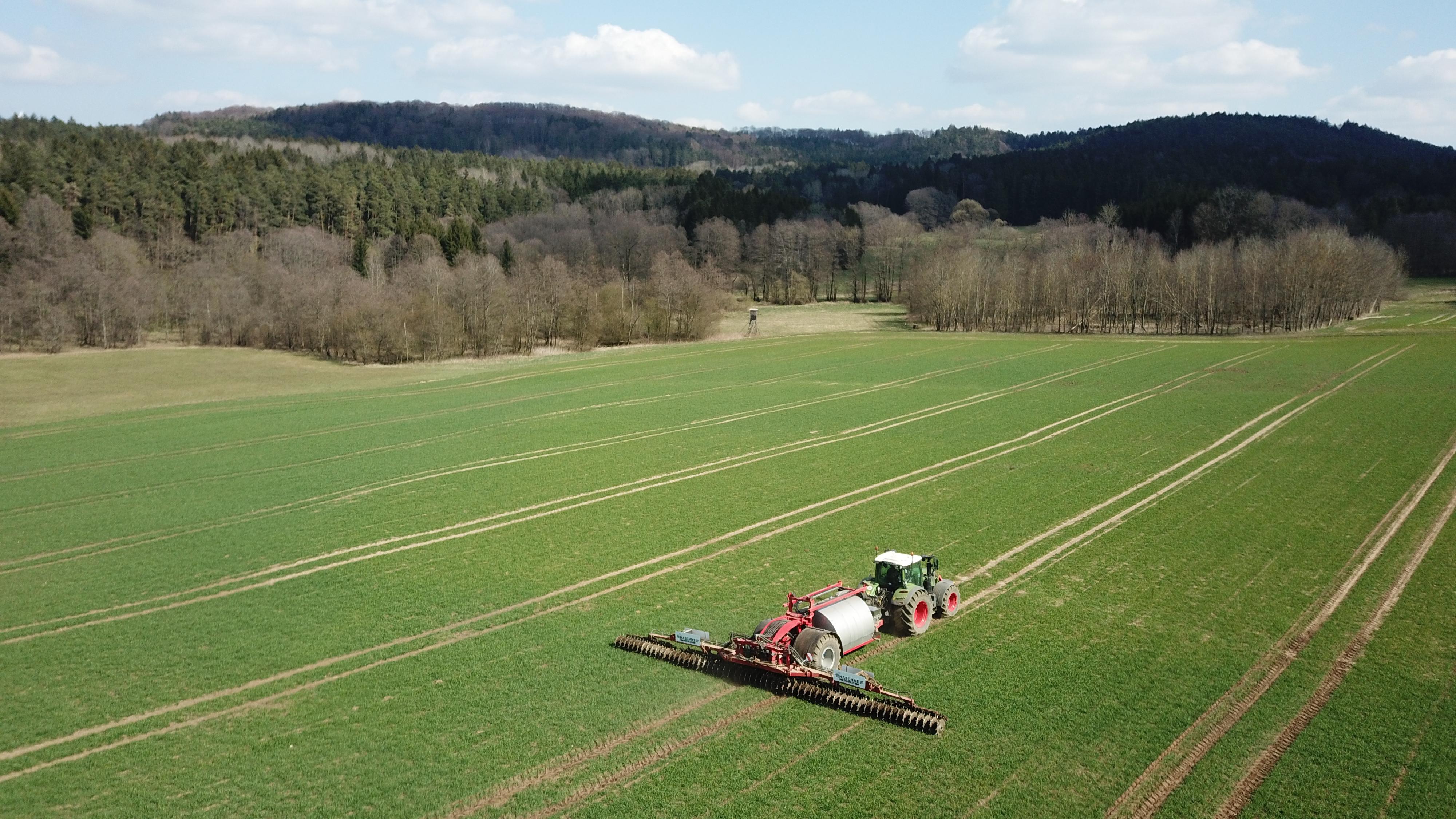 High-Tech auf dem Feld: Cultan-Düngung