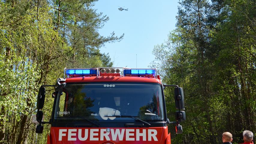 Nahe Munitionsgelände: Waldbrand am Nürnberger Stadtrand