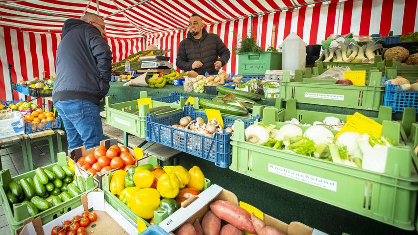 Während Corona-Krise geöffnet: Das sind Nürnbergs Wochenmärkte