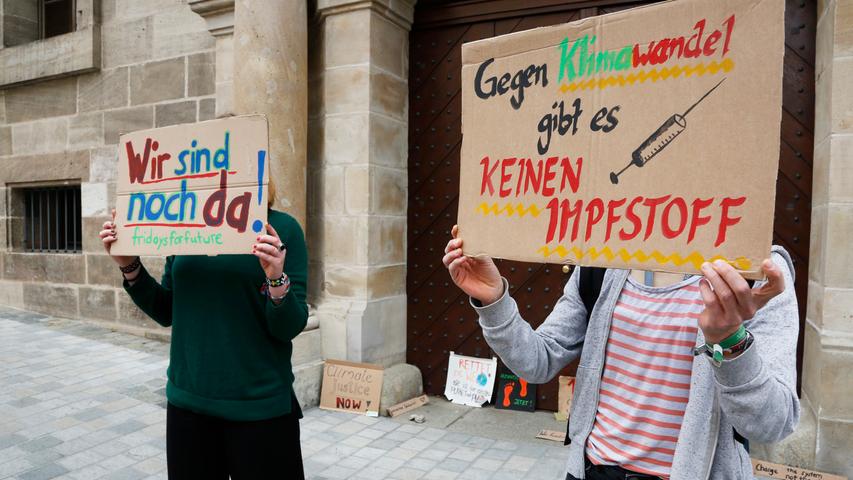 Trotz Corona: Fridays for Future-Bewegung demonstriert in Nürnberg