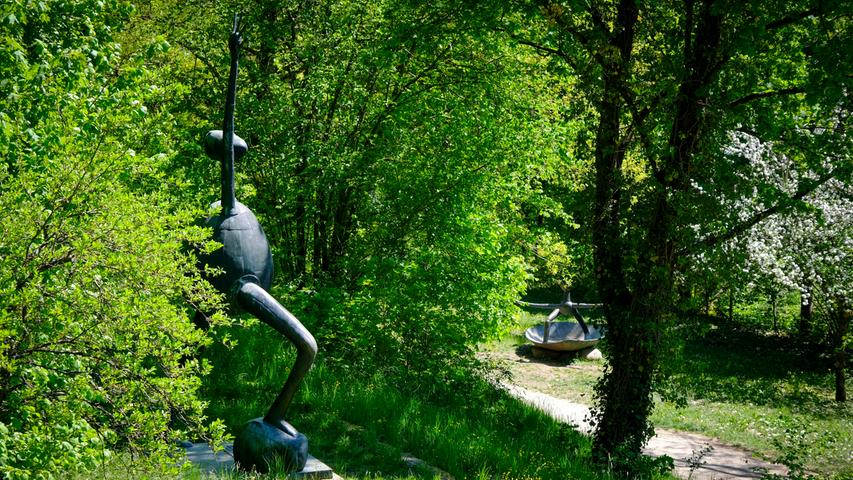 Idyllisch: Erlangens Skulpturengarten Heinrich Kirchner 