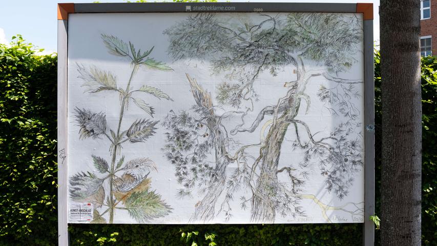 Die Pflanzenimpressionen in der Seuffertstraße/Humboldstraße stammen von Annette Blocher.