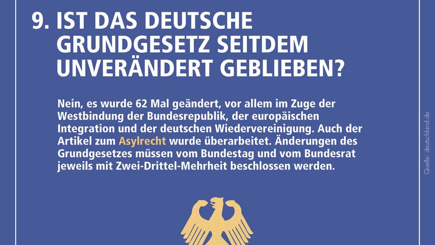 Tag des Grundgesetzes: 10 Fakten über das wichtigste Buch Deutschlands
