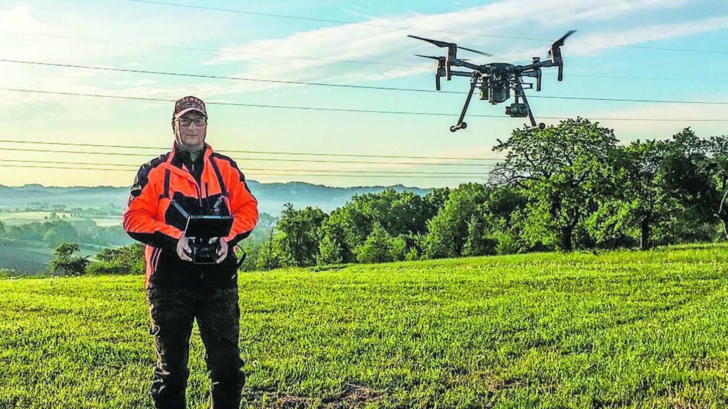 Forchheim: Wie Drohnen bei der Mahd helfen