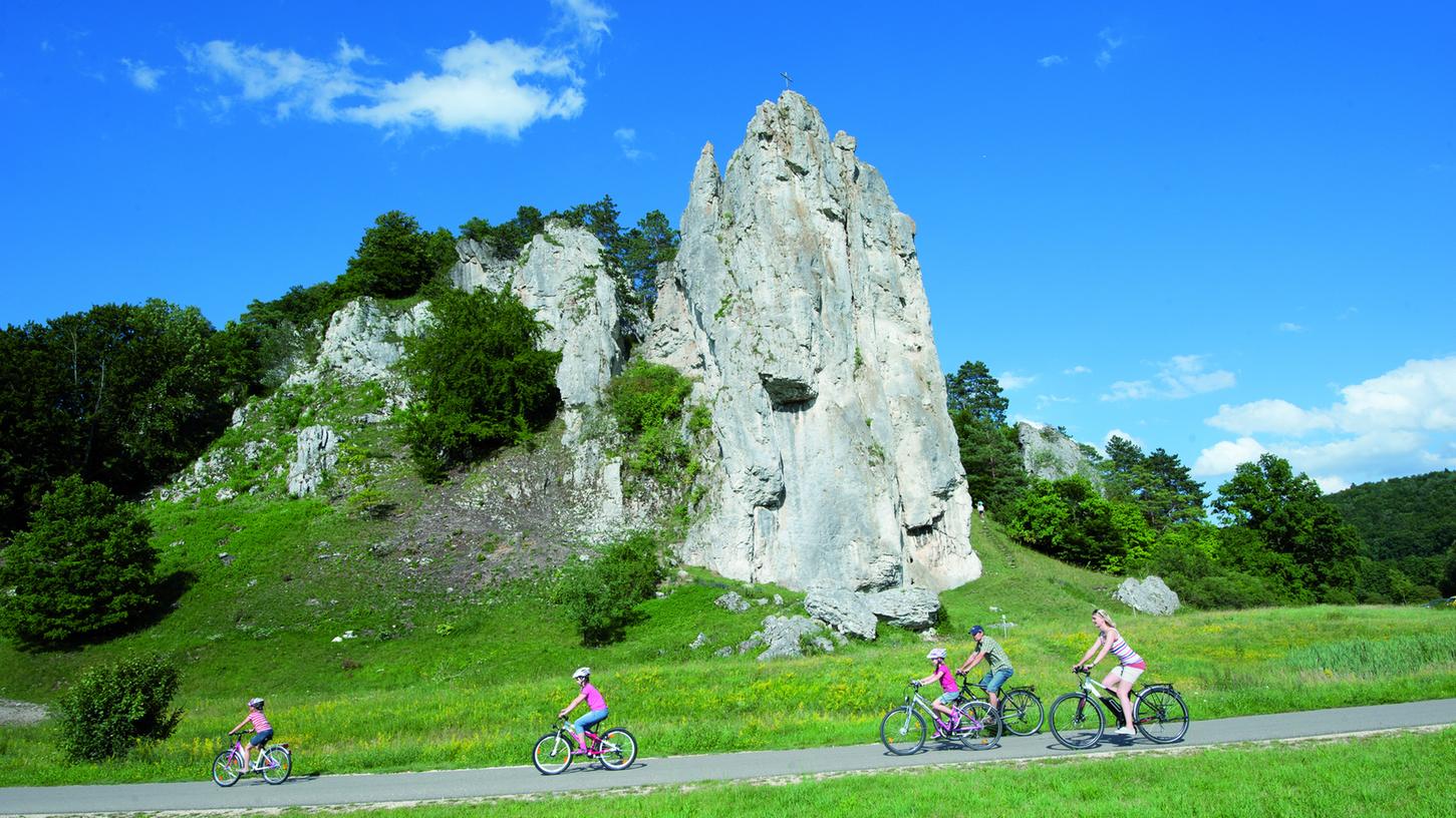 Der Altmühltalradweg ist einer der beliebtesten in ganz Deutschland. 