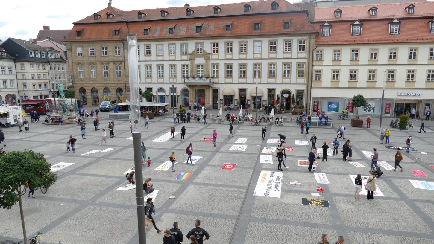 Corona und Menschenrechte: Weitere Proteste in Bamberg 