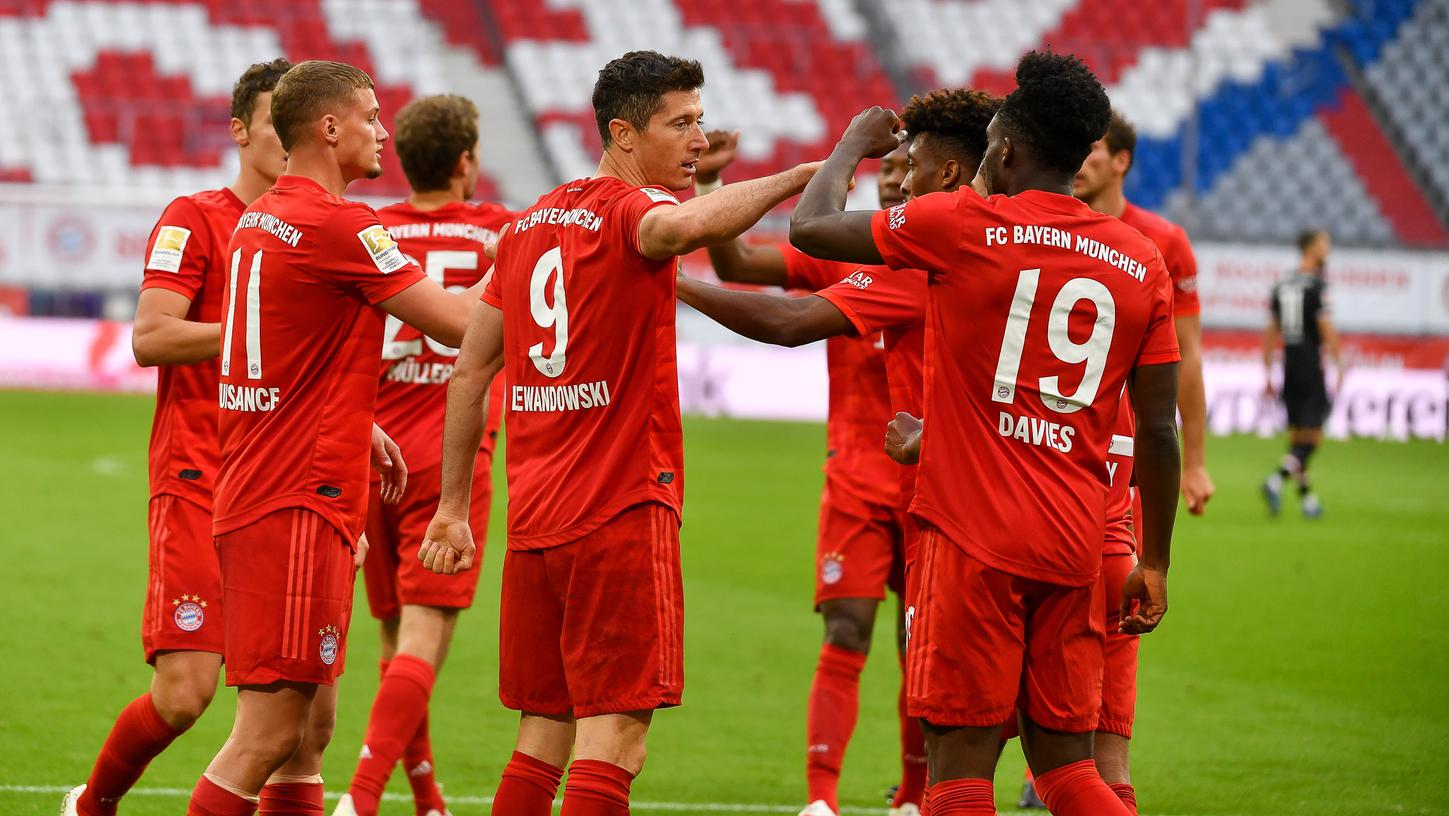 Gegen Düsseldorf dürfen die Gala-Bayern gleich fünfmal jubeln.