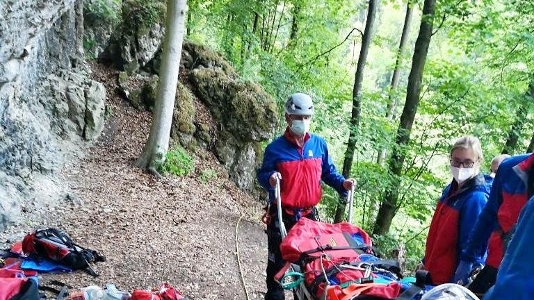 Junger Mann stürzt in Fränkischer Schweiz beim Klettern