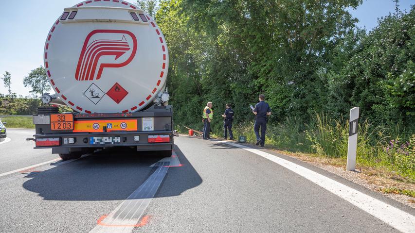 Laster-Kollision bei Seukendorf: Biker schwer verletzt