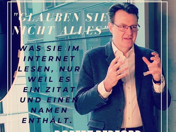 CSU-Politiker veralbert Verschwörungstheorien auf Facebook