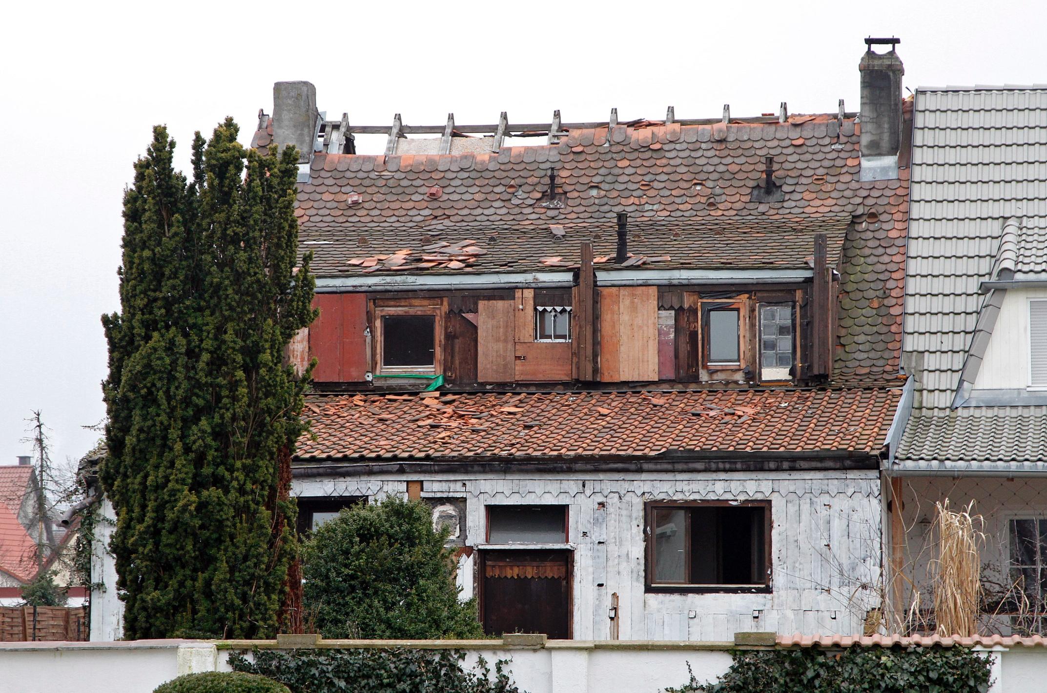 Total marode war das Geisterhaus in seinen letzten Jahren. Eigentlich...