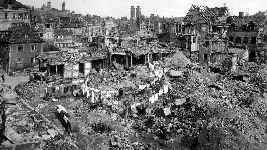 Kriegsende in Franken: Hungern in den Trümmern