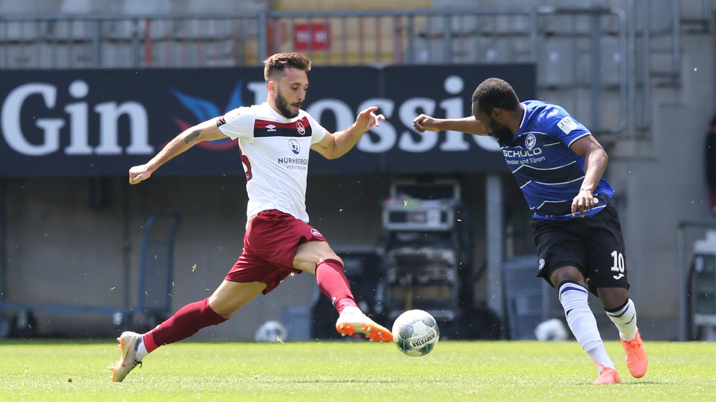 Gefährlich in Halbzeit zwei: Fabian Schleusener kommt in Bielefeld auf drei Torschüsse. Gefährlich in Halbzeit zwei: Fabian Schleusener kommt in Bielefeld auf drei Torschüsse.