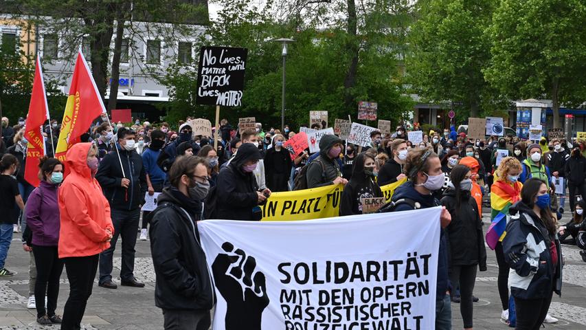 #BlackLivesMatter: Demonstration in Erlangen