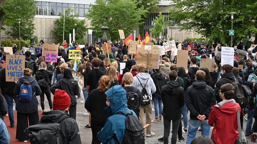 #BlackLivesMatter: Demonstration in Erlangen