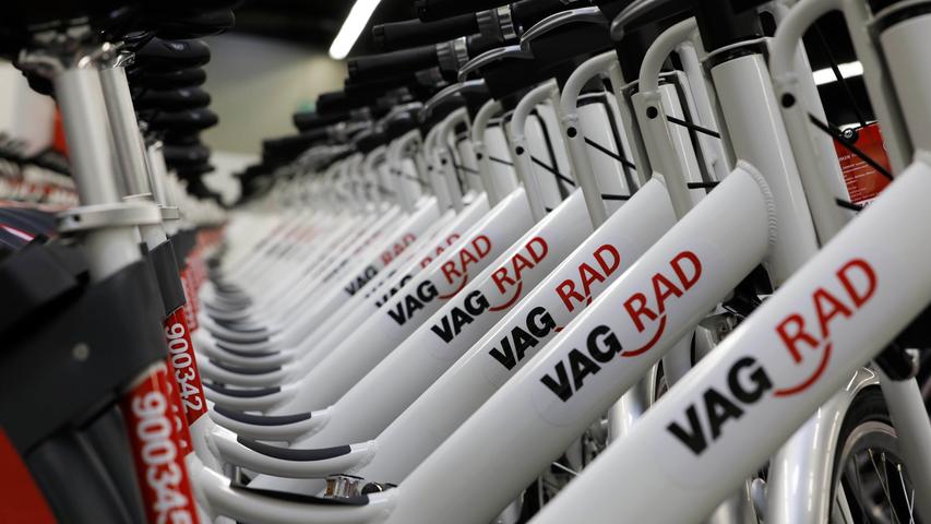 Ein Jahr VAG_Rad: 1000 neue Fahrräder stehen in Nürnberg zur Verfügung