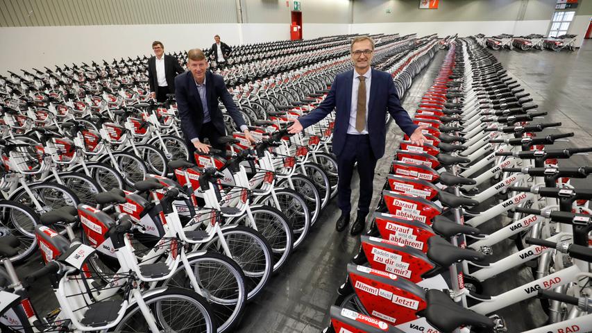 Ein Jahr VAG_Rad: 1000 neue Fahrräder stehen in Nürnberg zur Verfügung