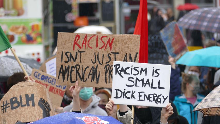 So protestieren 500 Bamberger gegen Rassismus