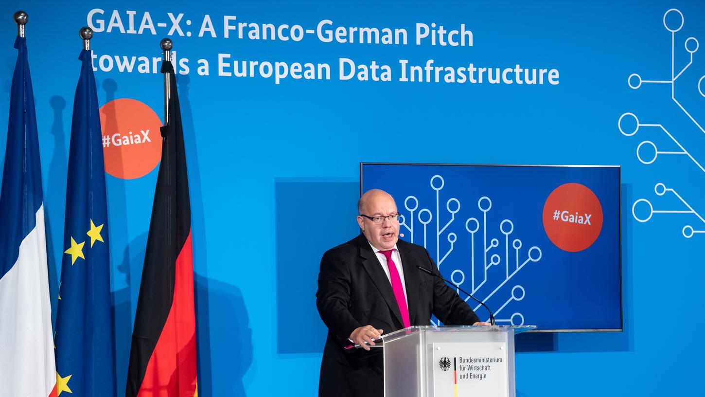 Wirtschaftsminister Peter Altmaier bei der Vorstellung des Projekts: Die Nutzer sollen von den hohen EU-Datenschutzstandards profitieren.  