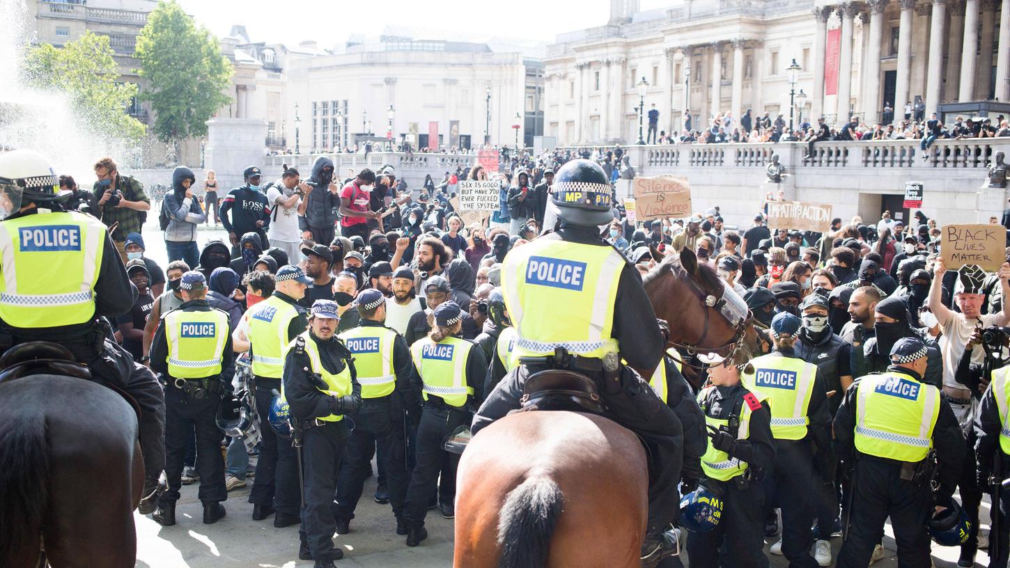 Mehr als 100 Festnahmen in London nach Anti-Rassismus-Protesten