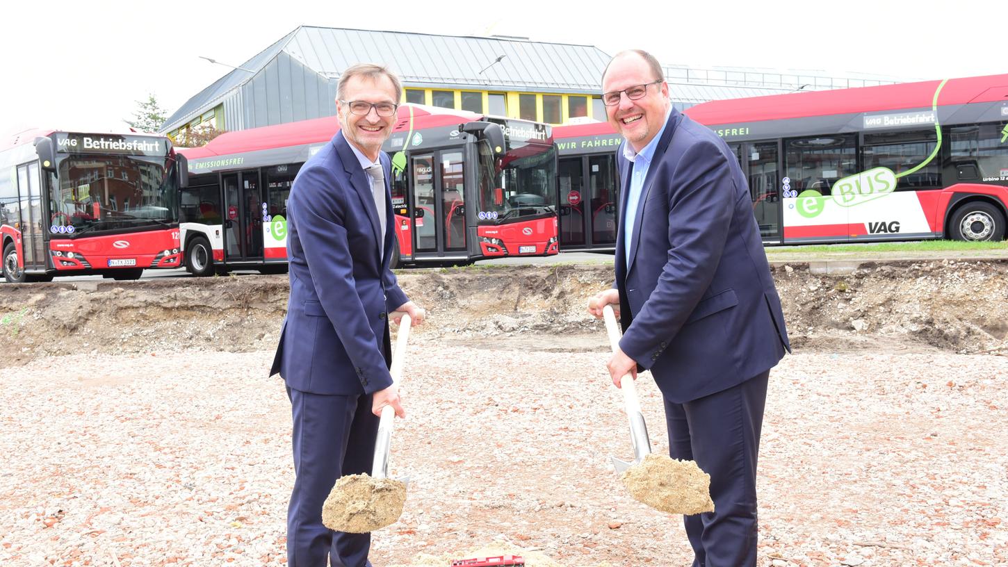 Millionenprojekt in Nürnberg: VAG baut E-Tankstelle für Bus-Flotte