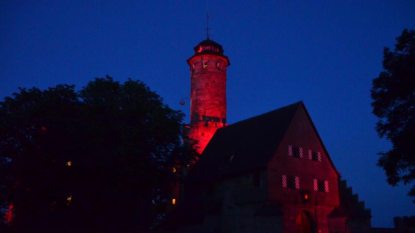 Bamberg glüht Rot: Night of Light in Oberfranken