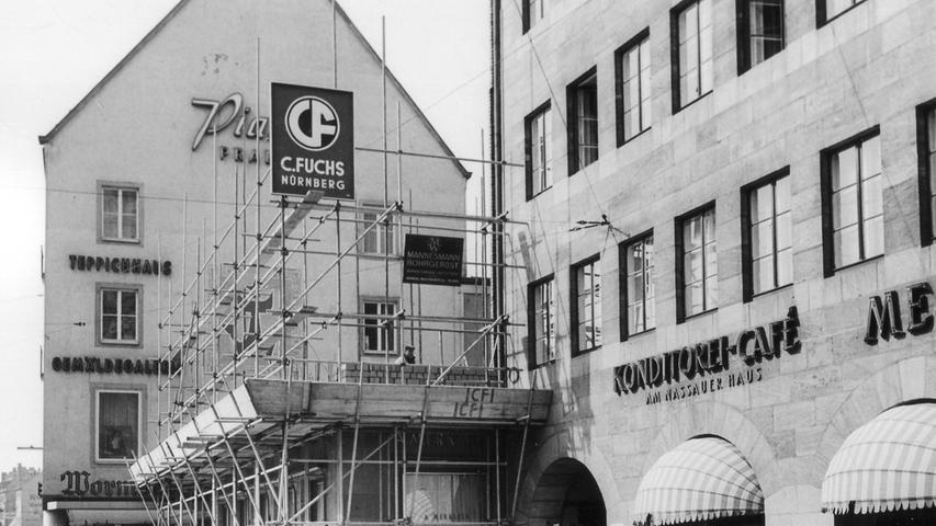 Historische Karstadt-Aufnahmen: Ein gigantisches Bauprojekt nimmt Gestalt an