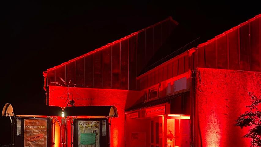 Rotes Licht für im die Unterhaltungsbranche: Night of the Light in Forchheim