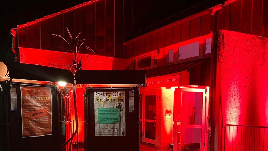 Rotes Licht für im die Unterhaltungsbranche: Night of the Light in Forchheim