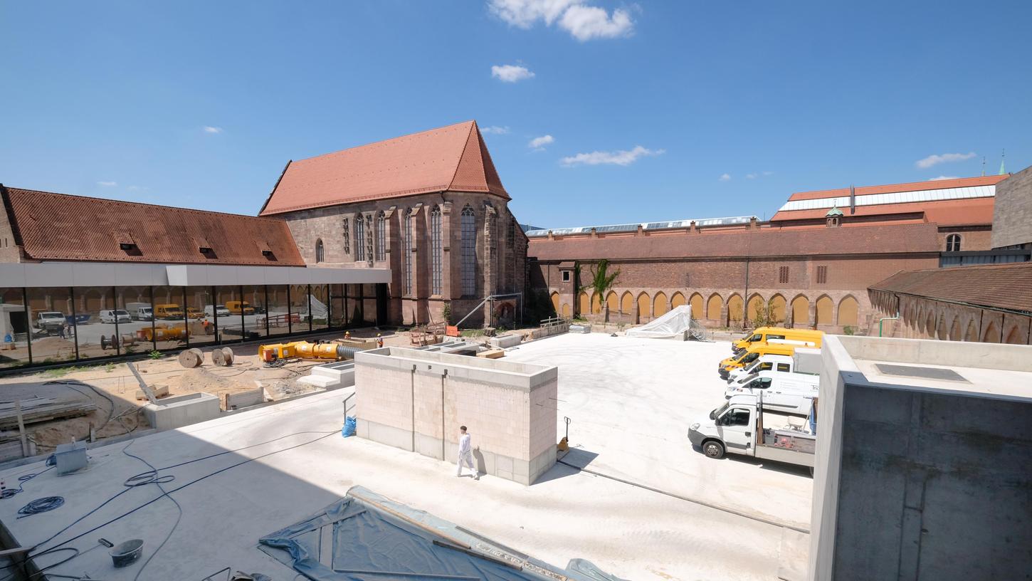 Nürnbergs tiefste Baustelle: Der Rohbau des Depots am Germanischen Nationalmuseum ist fertig.