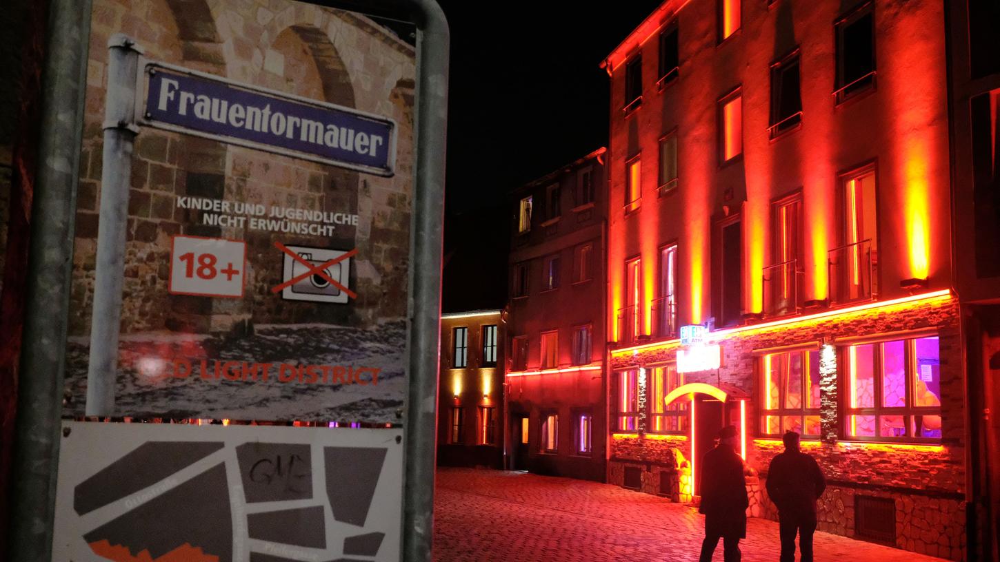 Die Bordelle sind in Nürnberg schon länger dicht. Seit 1.Dezember ist im Stadtgebiet "das Erbringen sexueller Dienstleistungen“ auch außerhalb von Prostitutionsstätten verboten.