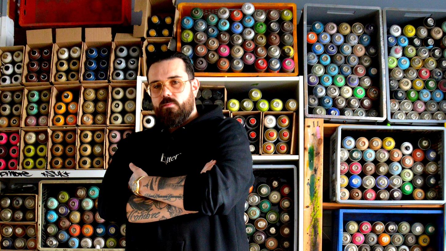 Pablo Fontagnier alias Hombre_Suk, ein Wahlnürnberger, ist in Deutschland und der Welt als einer der führenden Graffiti-Künstler bekannt und geschätzt.