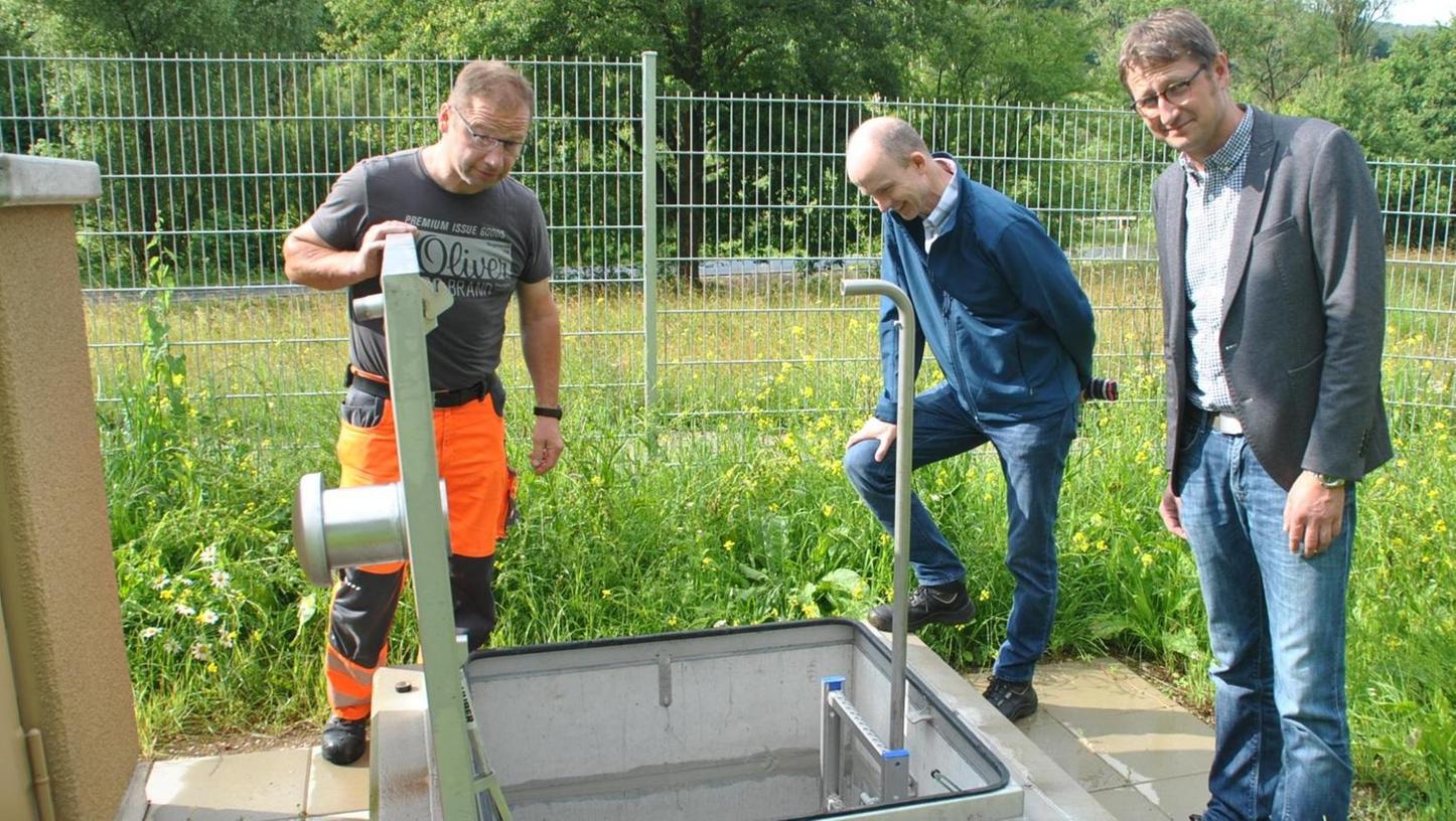 Neues Wasser-Pumpwerk in Wannbach ist eingeweiht
