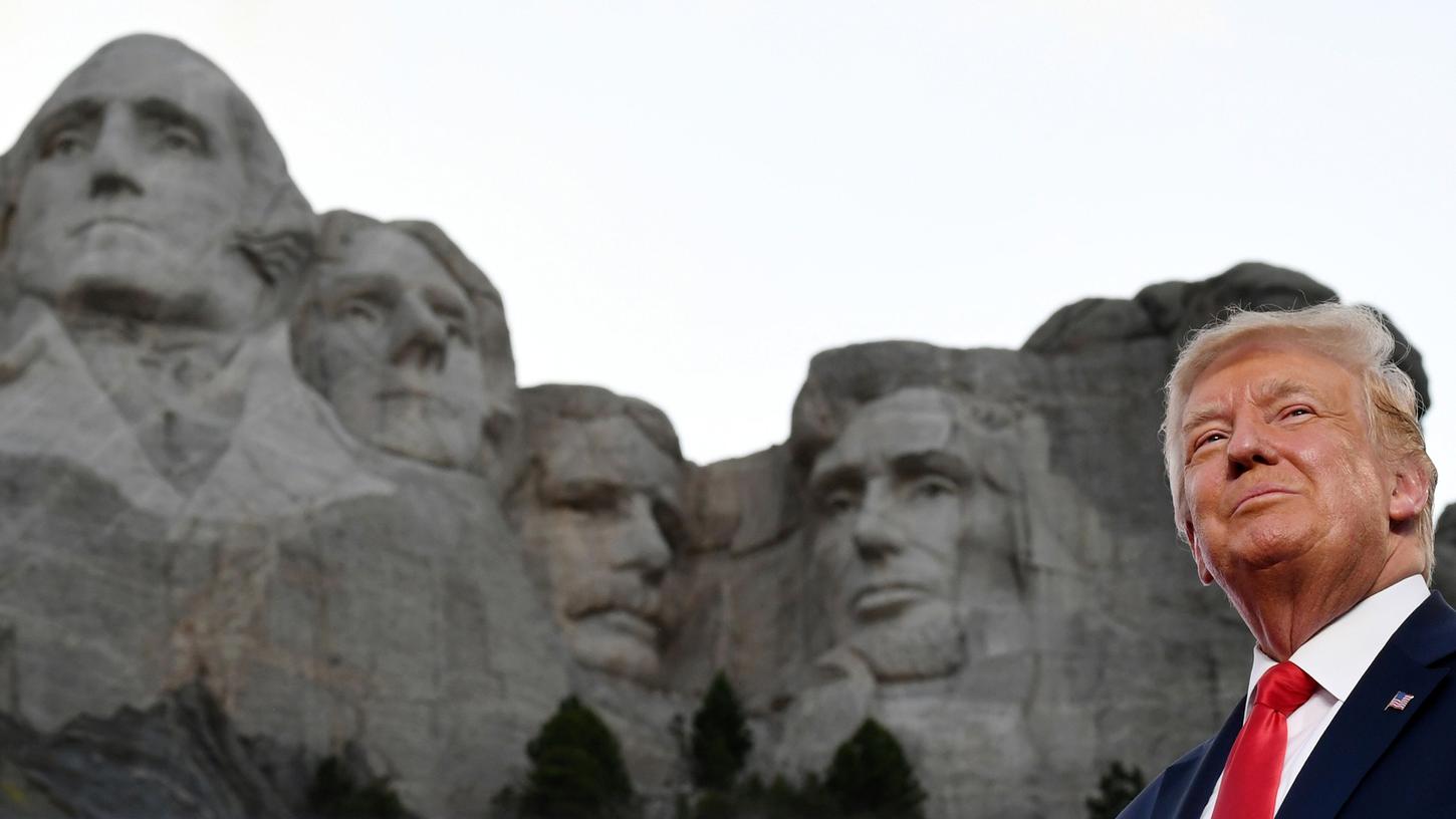 Donald Trump unternahm bei seiner Rede am Mount Rushmore nicht einmal den Versuch, das Land einen zu wollen.