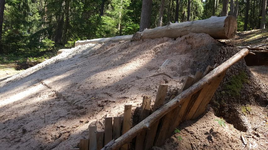 Mountainbike-Schanzen im Reichswald werden abgerissen