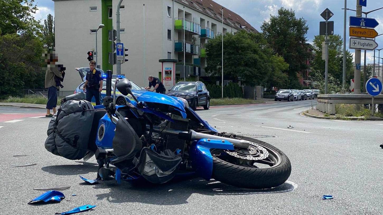 fahrrad unfall am wöhrdsee in nürnberg