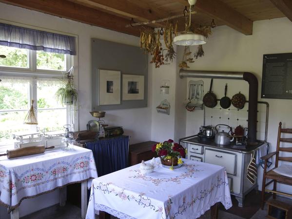 Die Küche im Siedlerhof des Emsländer Moormuseums Die Küche im Siedlerhof des Emsländer Moormuseums