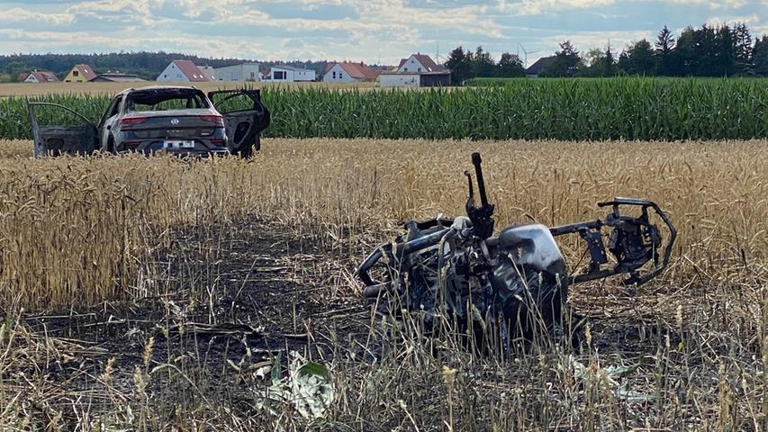 Motorradfahrer stirbt bei schwerem Unfall im Landkreis Fürth
