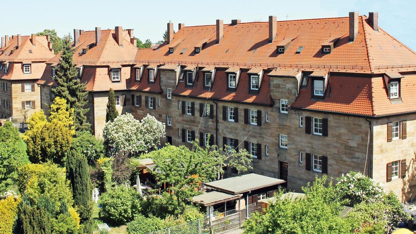 Die Häuser in der Wiesenstraße am Espan waren das erste Bauprojekt der heutigen Wohnungsgenossenschaft Fürth-Oberasbach.