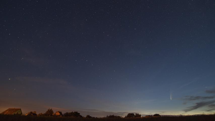 In Franken und der Welt: Komet Neowise am Himmel sichtbar