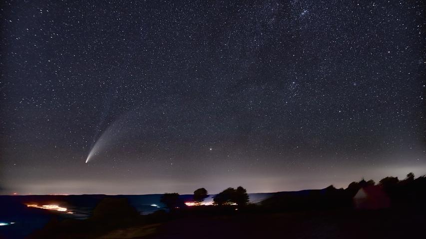 In Franken und der Welt: Komet Neowise am Himmel sichtbar