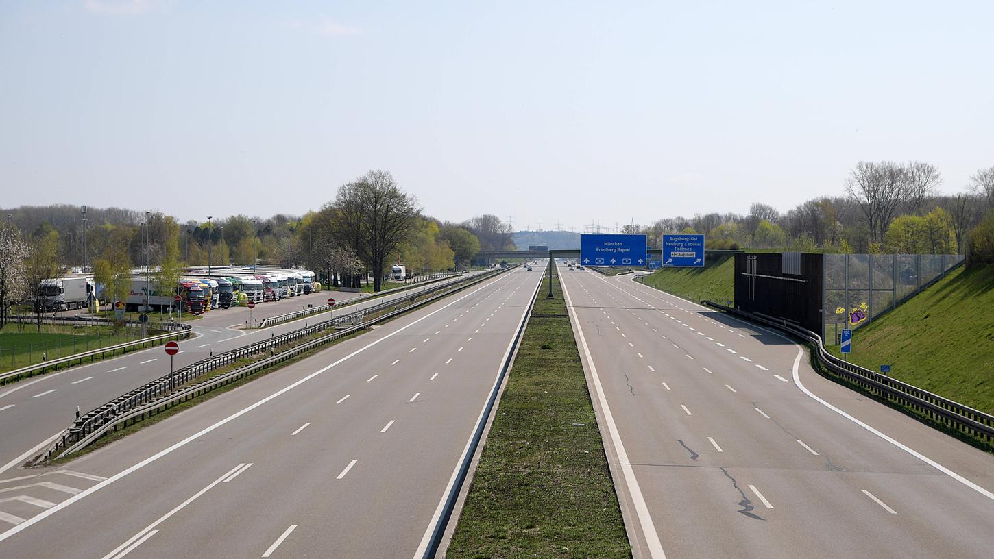 Eine der meist befahrenen Autobahnen bundesweit: Die A8 zwischen Karlsruhe und München.